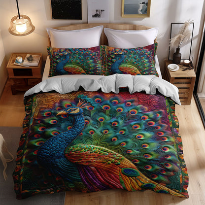 Colorful Peacock WJ1609031CL Duvet Cover Set