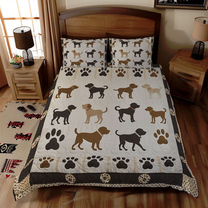 Dog Silhouettes WJ1007027CL Duvet Cover Set