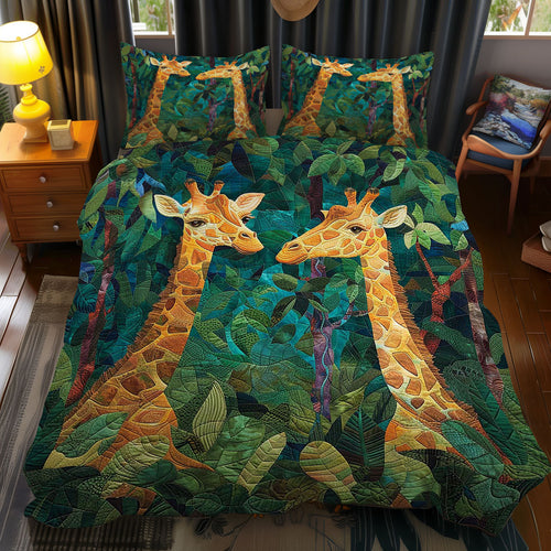 Giraffe Couple WJ1009029CL Duvet Cover Set