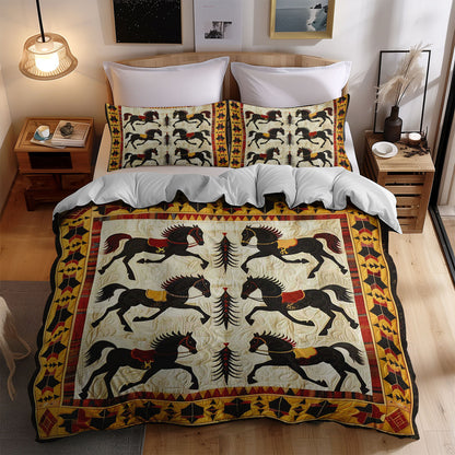 Horse Native American WJ1709031CL Duvet Cover Set