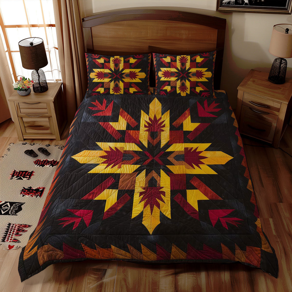 Native American Star WJ1007022CL Duvet Cover Set