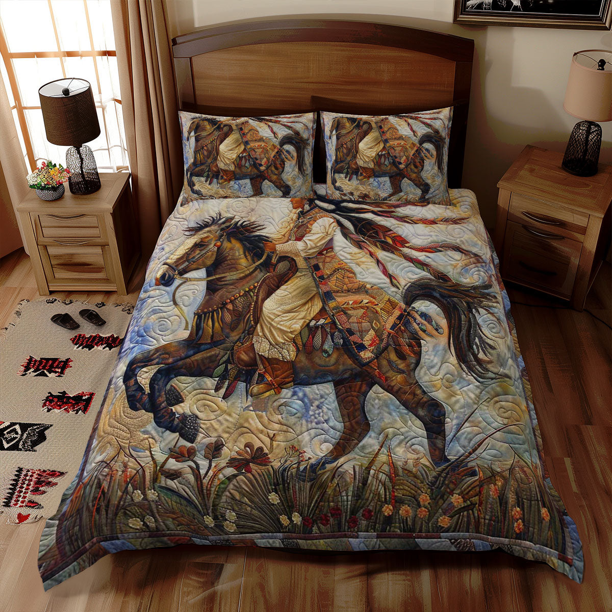 Native American WJ0908038CL Duvet Cover Set