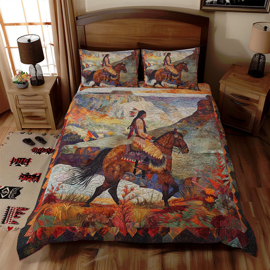 Native American Woman WJ0908039CL Duvet Cover Set