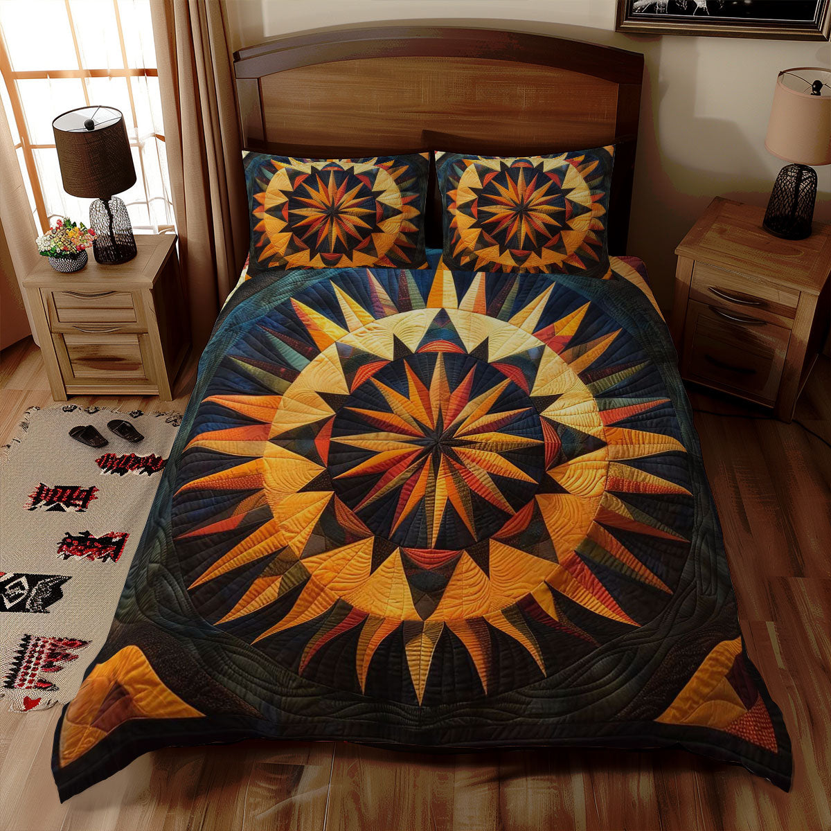 Native Sunburst WJ2307040CL Duvet Cover Set