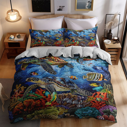 Sea Turtle WJ1609037CL Duvet Cover Set