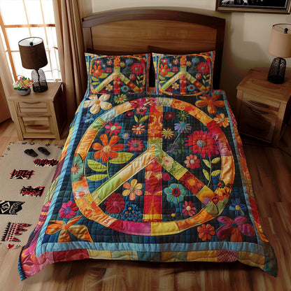 Trippy Hippie Sign WJ0208040CL Duvet Cover Set