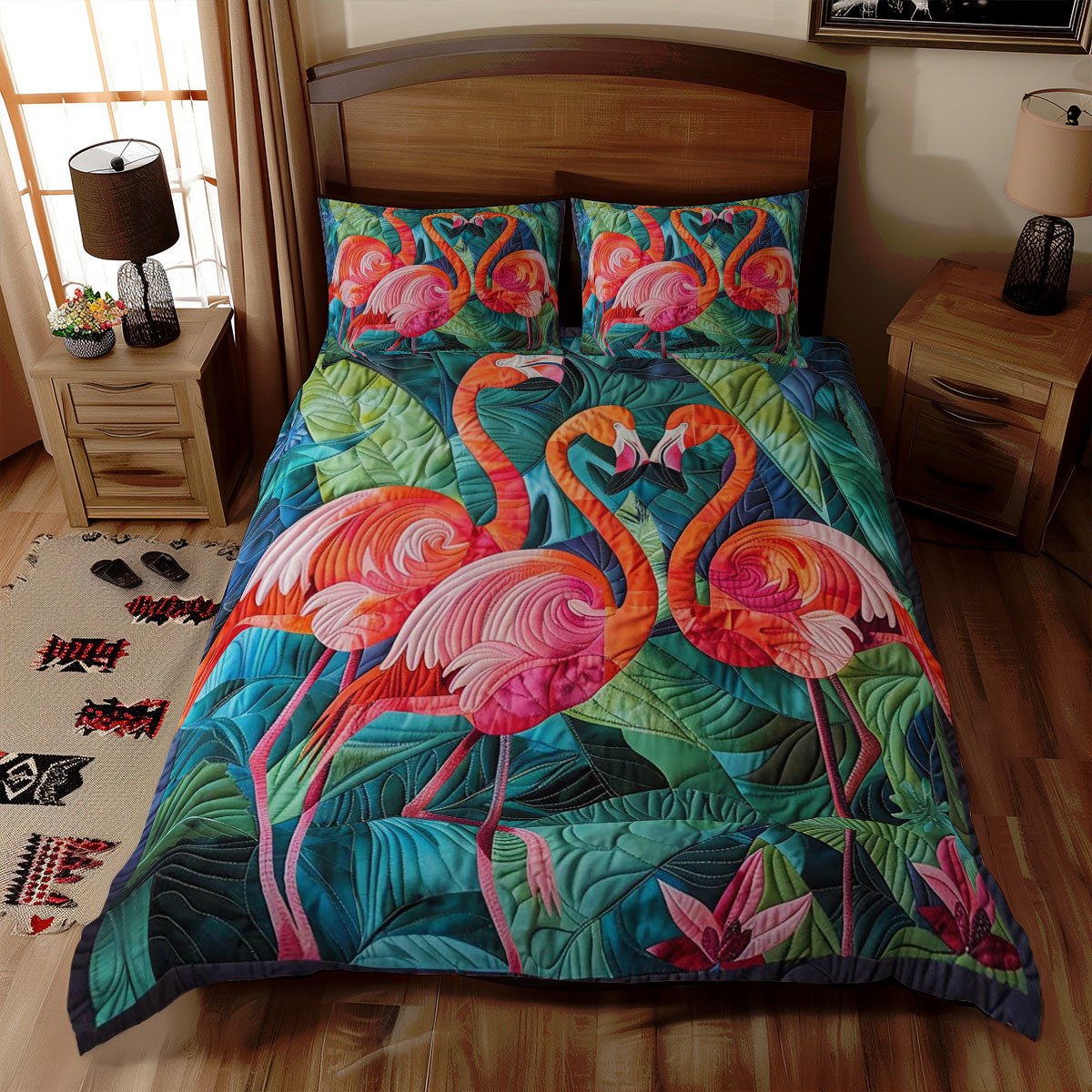 Tropical Flamingo WJ1308050CL Duvet Cover Set