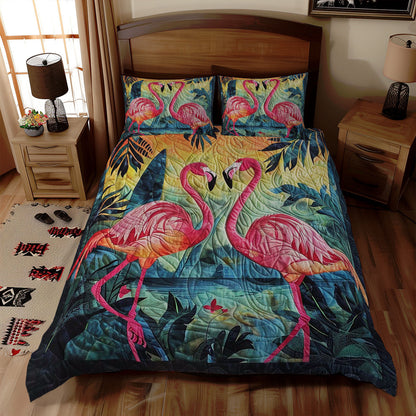 Tropical Flamingo WJ2408031CL Duvet Cover Set