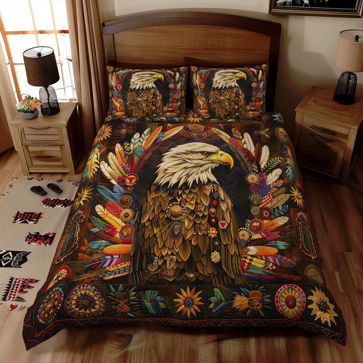 Eagle Native American WJ0108038CL Duvet Cover Set