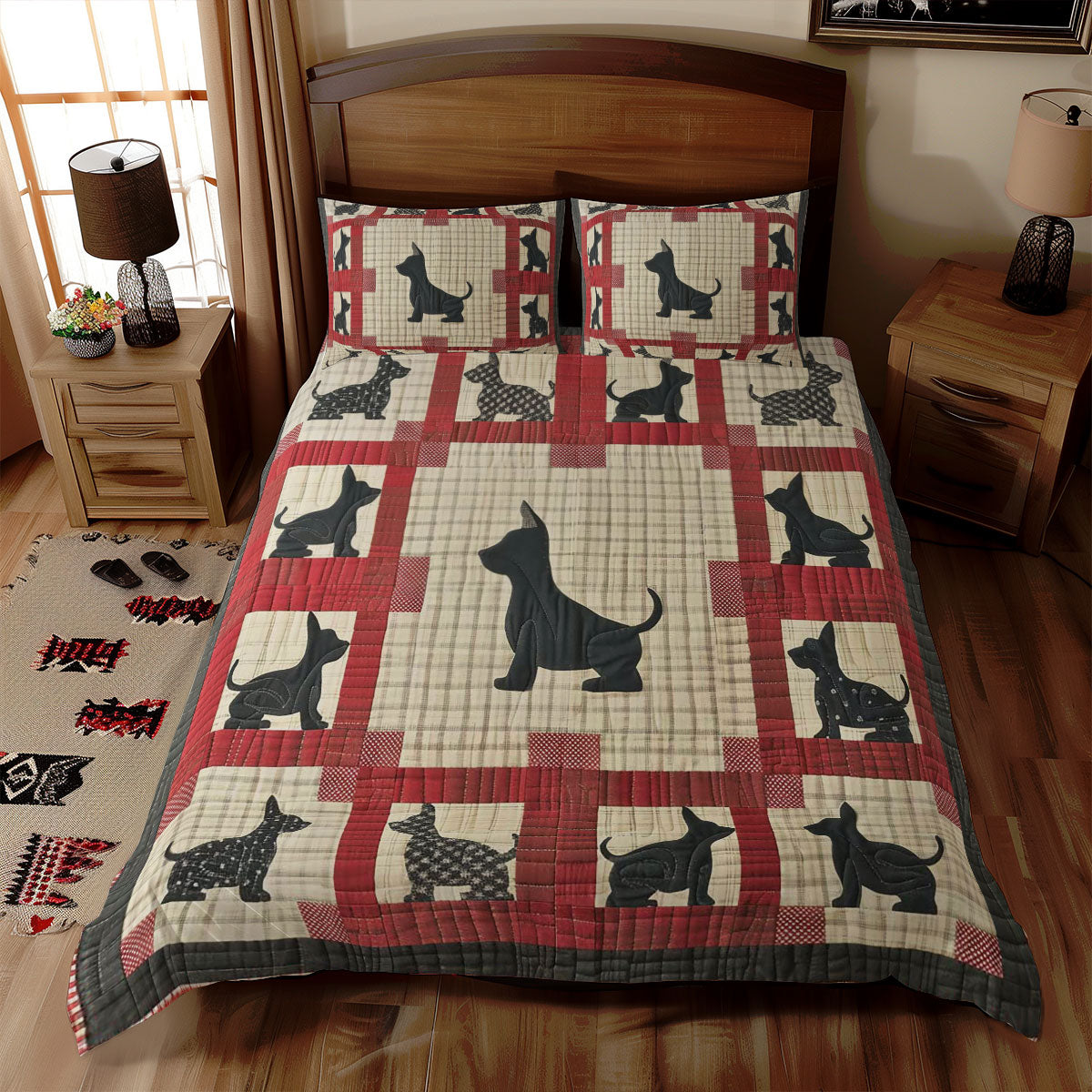 Scottish Terrier WJ2607043CL Duvet Cover Set