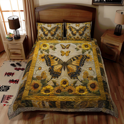 Sunflowers And Butterfly WJ2607044CL Duvet Cover Set