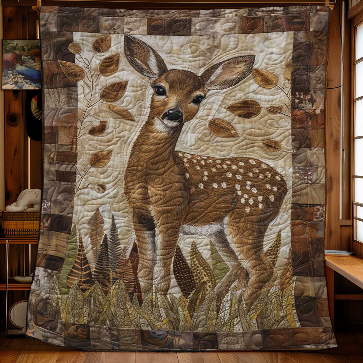 Baby Deer WJ1009001CL Quilt