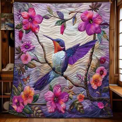 Beautiful Hummingbird WJ3008003CL Quilt