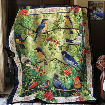 Bird Family WJ2507005CL Quilt