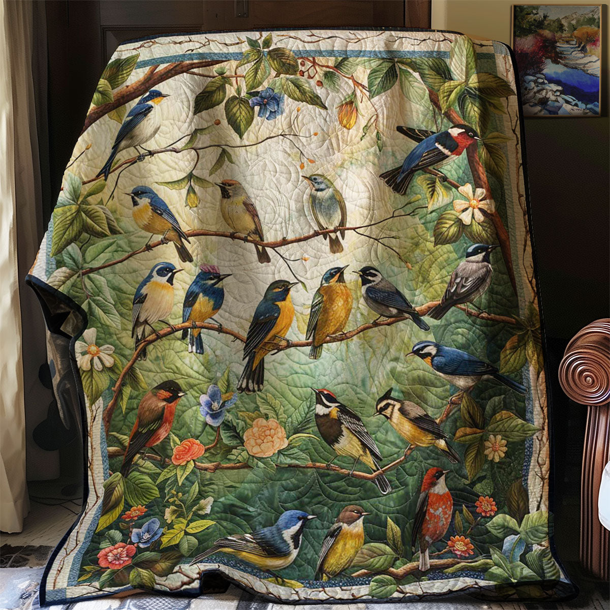 Bird Lovers WJ2407005CL Quilt