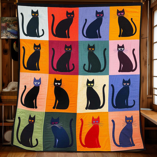 Black Cats WJ2108001CL Quilt