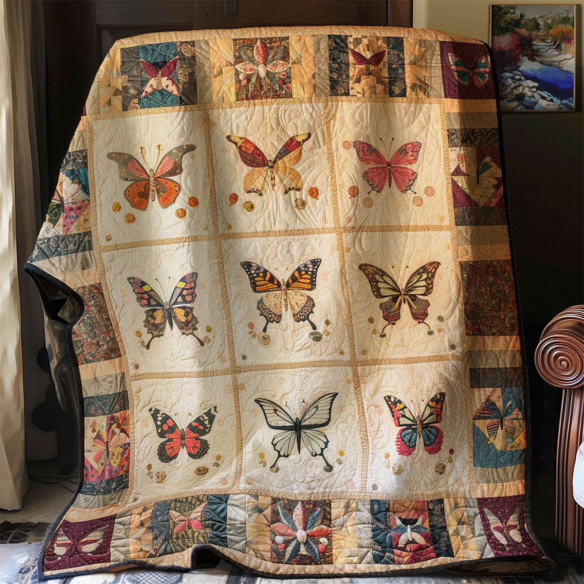 Butterflies WJ2507010CL Quilt