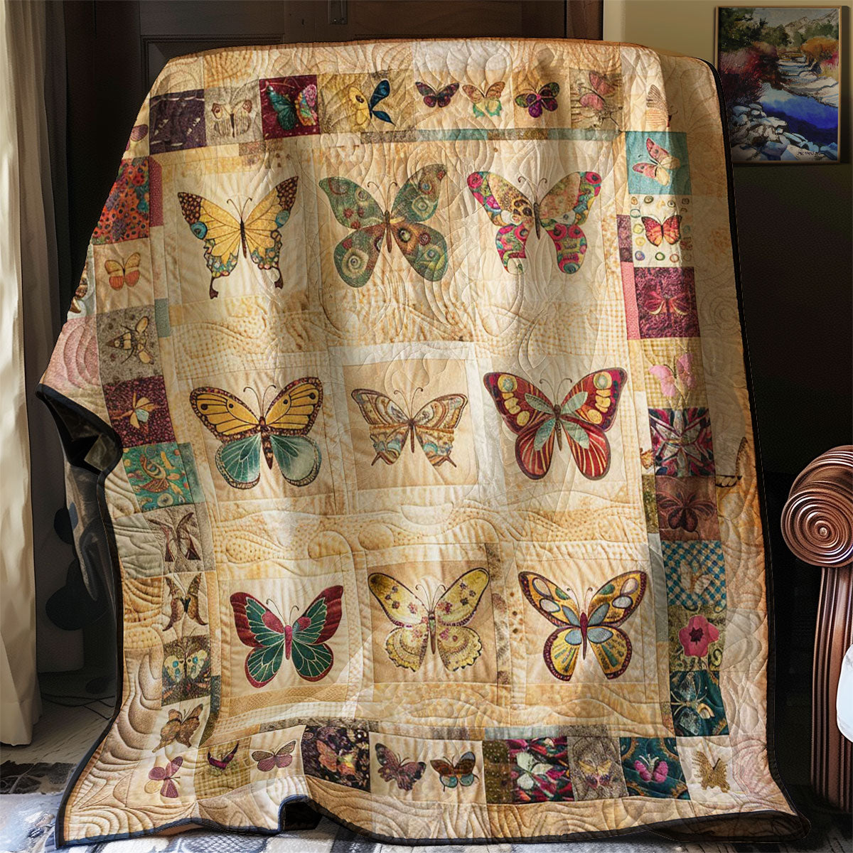 Butterflies WJ2607002CL Quilt