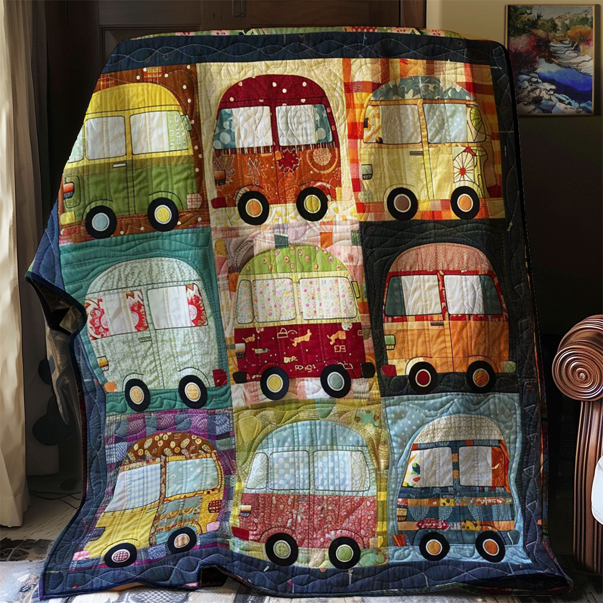 Camper Van WJ2907003CL Quilt – Cozzyhomes