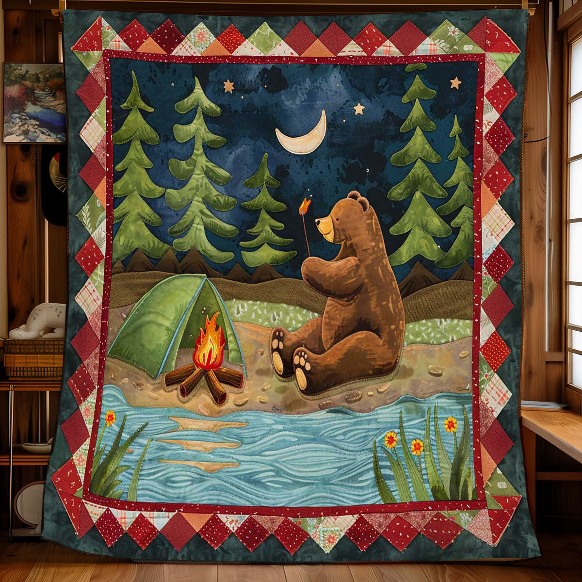 Camping Bear WJ2408001CL Quilt