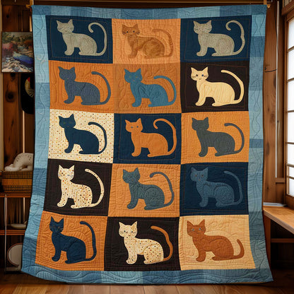 Cat Shape WJ2208001CL Quilt