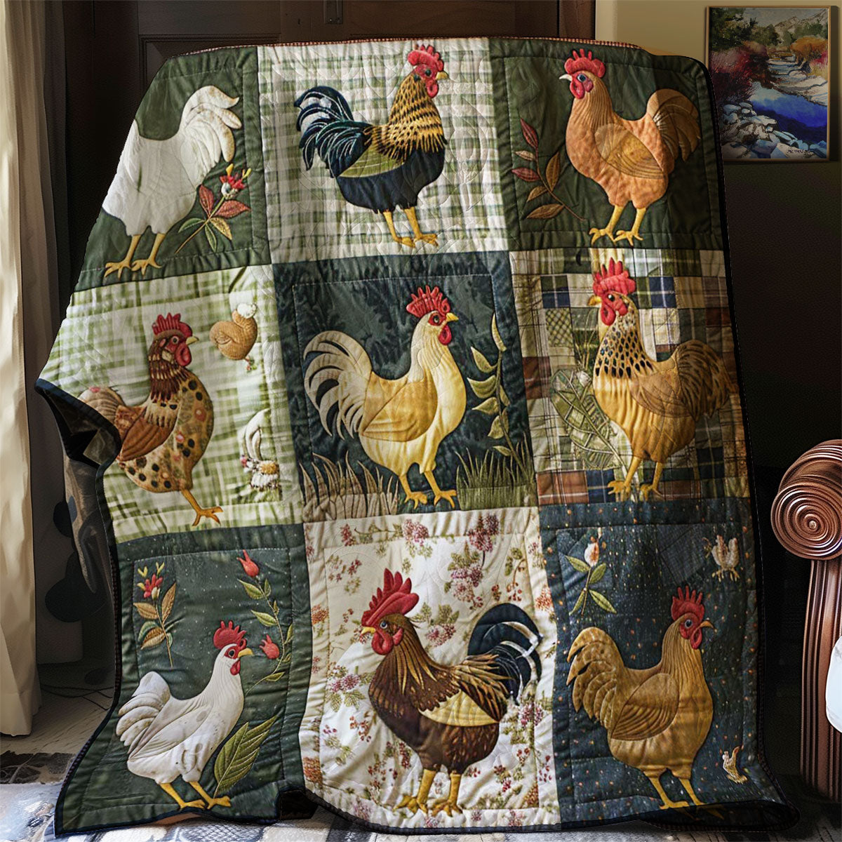 Chicken WJ2407015CL Quilt