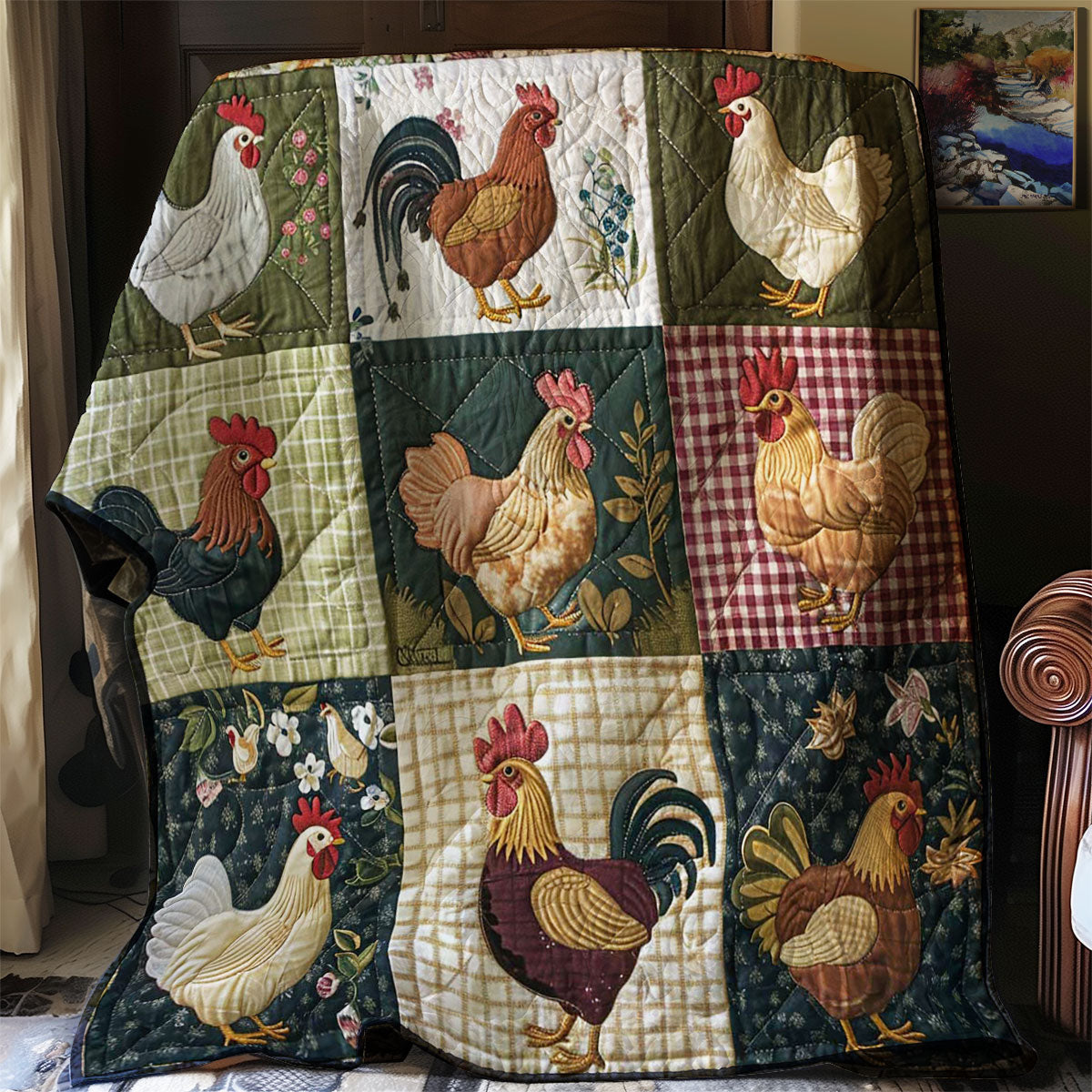 Chicken WJ2407016CL Quilt