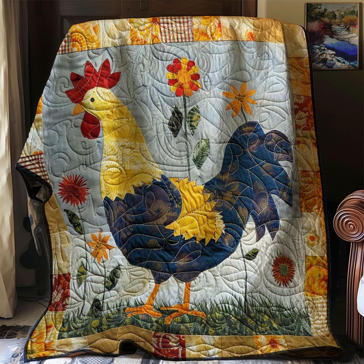 Chicken WJ2907011CL Quilt