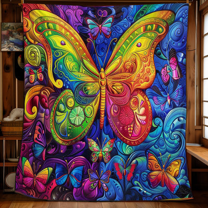 Colorful Butterflies WJ2308001CL Quilt