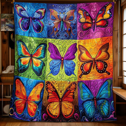 Colorful Butterflies WJ2308002CL Quilt