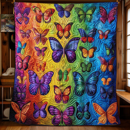 Colorful Butterflies WJ2308003CL Quilt