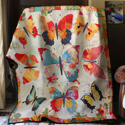 Colorful Butterflies WJ2407017CL Quilt