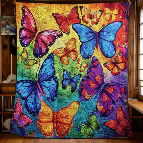 Colorful Butterflies WJ2608001CL Quilt