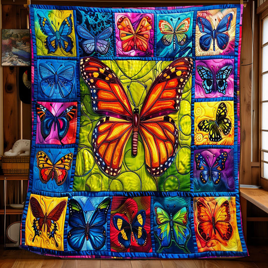 Colorful Butterflies WJ2708010CL Quilt