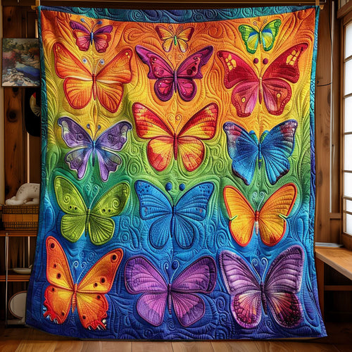 Colorful Butterflies WJ3008009CL Quilt