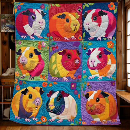 Colorful Guinea Pigs WJ0509010CL Quilt