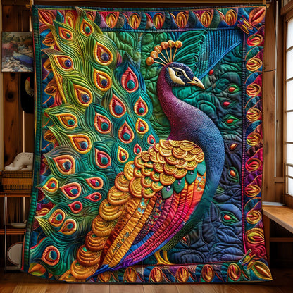 Colorful Peacock WJ2608008CL Quilt