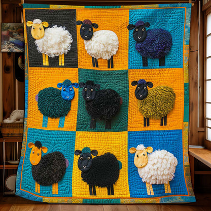 Colorful Sheep WJ2408009CL Quilt