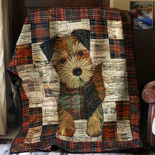 Cute Terrier Dog WJ2907014CL Quilt