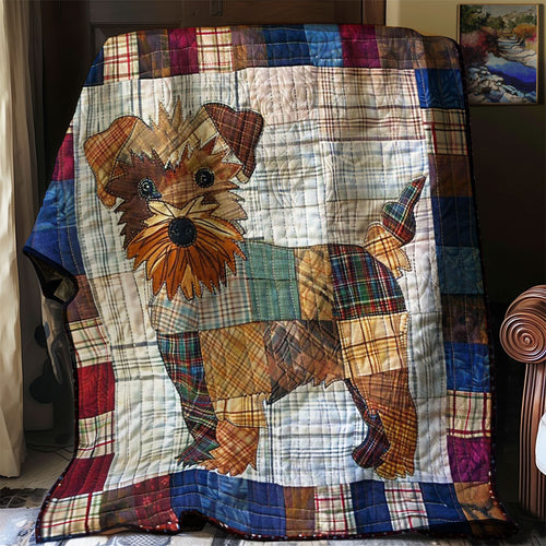 Cute Terrier Dog WJ2907015CL Quilt