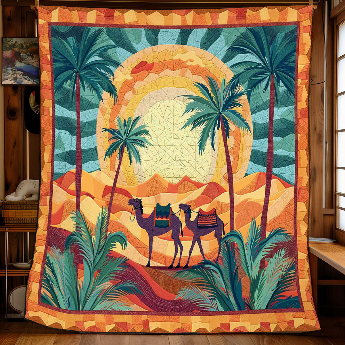 Desert Camel WJ0909011CL Quilt