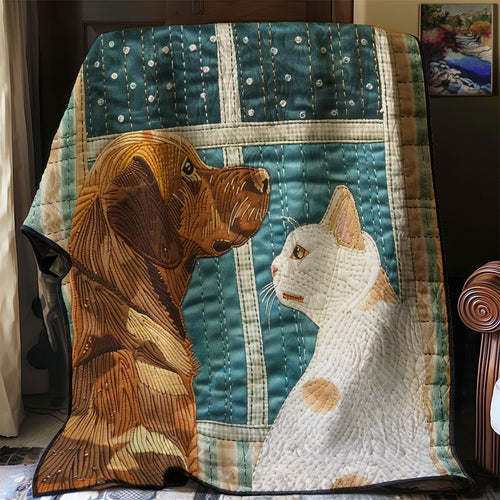 Dog And Cat WJ2907017CL Quilt