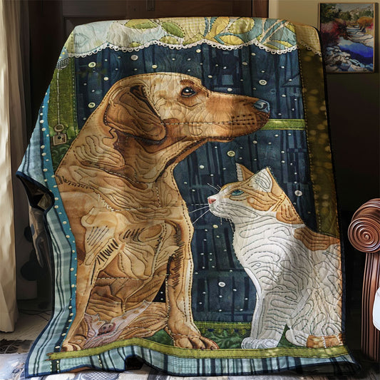 Dog And Cat WJ2907021CL Quilt