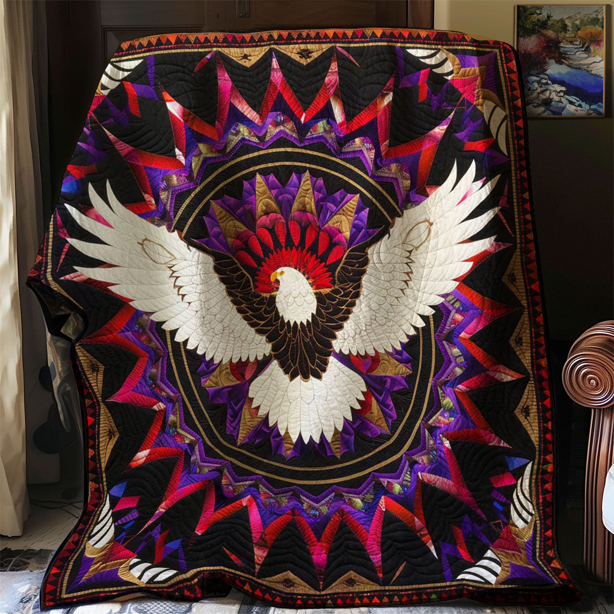 Eagle Native American WJ2507017CL Quilt