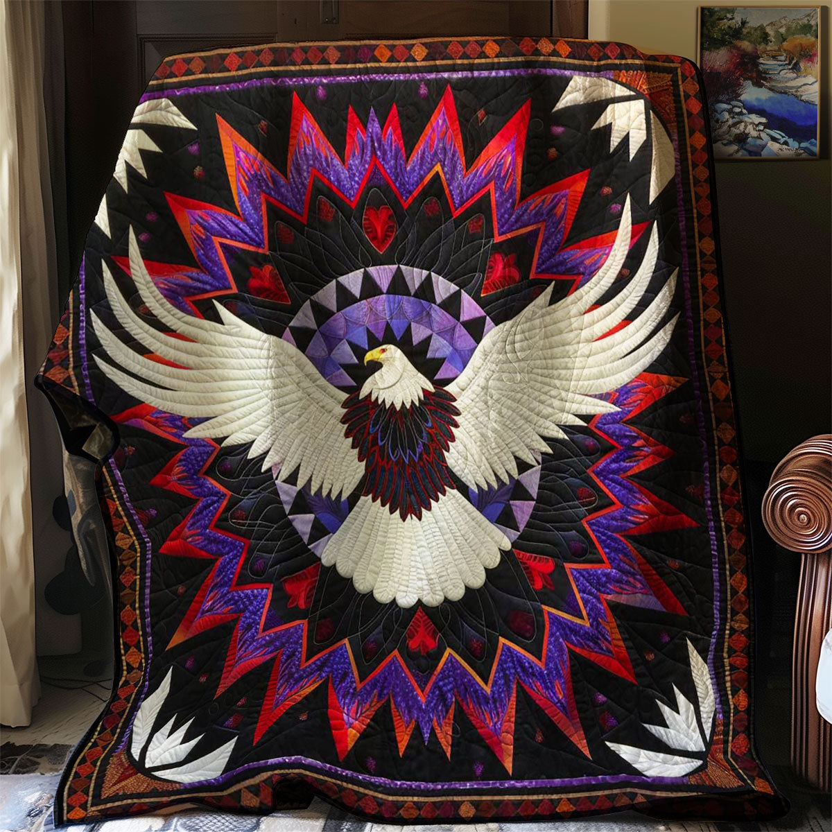 Eagle Native American WJ2607011CL Quilt