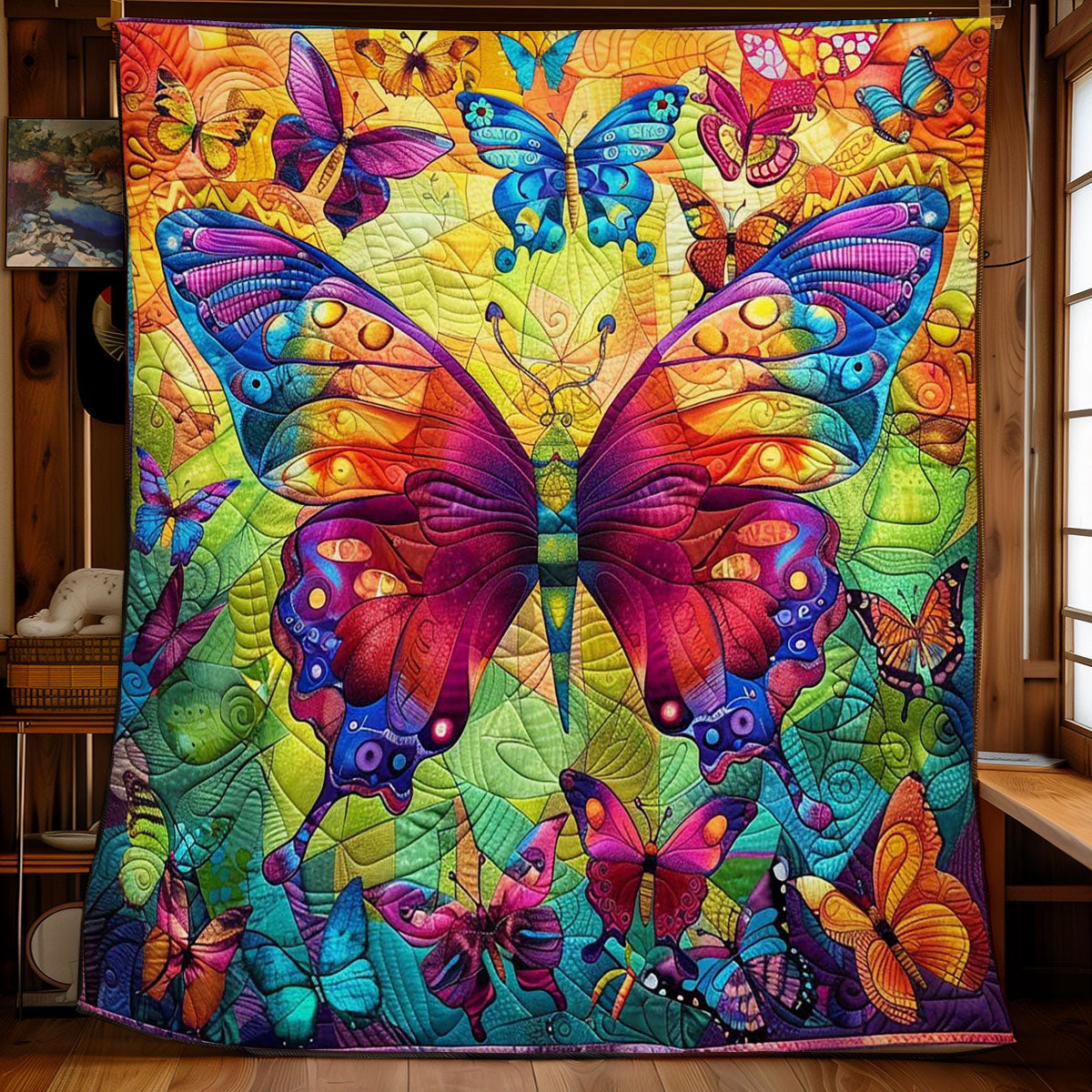 Enchanted Butterfly WJ2208008CL Quilt