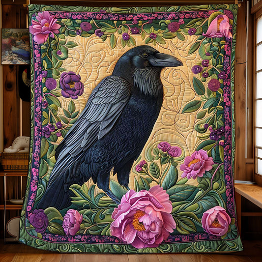 Flower Raven WJ2708014CL Quilt