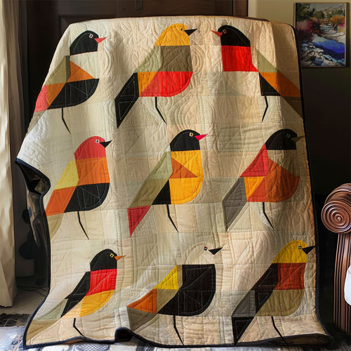 Geometric Bird WJ2707024CL Quilt