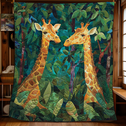 Giraffe Couple WJ1009015CL Quilt