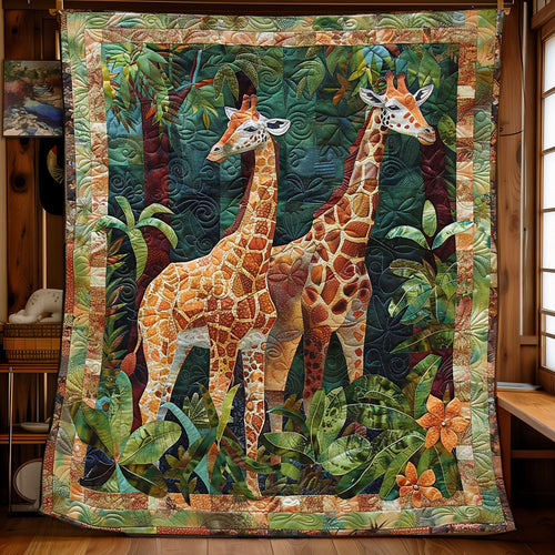 Giraffe Couple WJ1009016CL Quilt